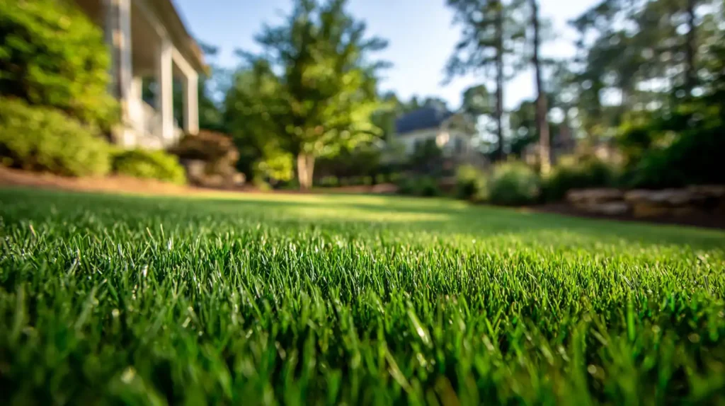 overseeding and aeration for thick and dense turf
