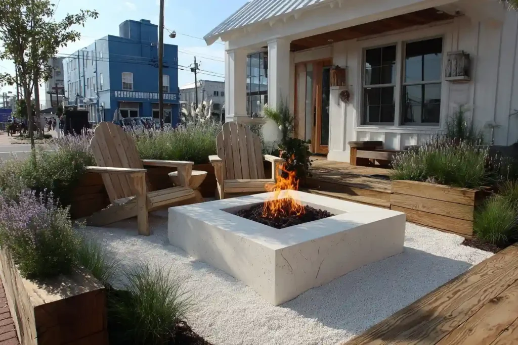 fire pit installation in raleigh nc