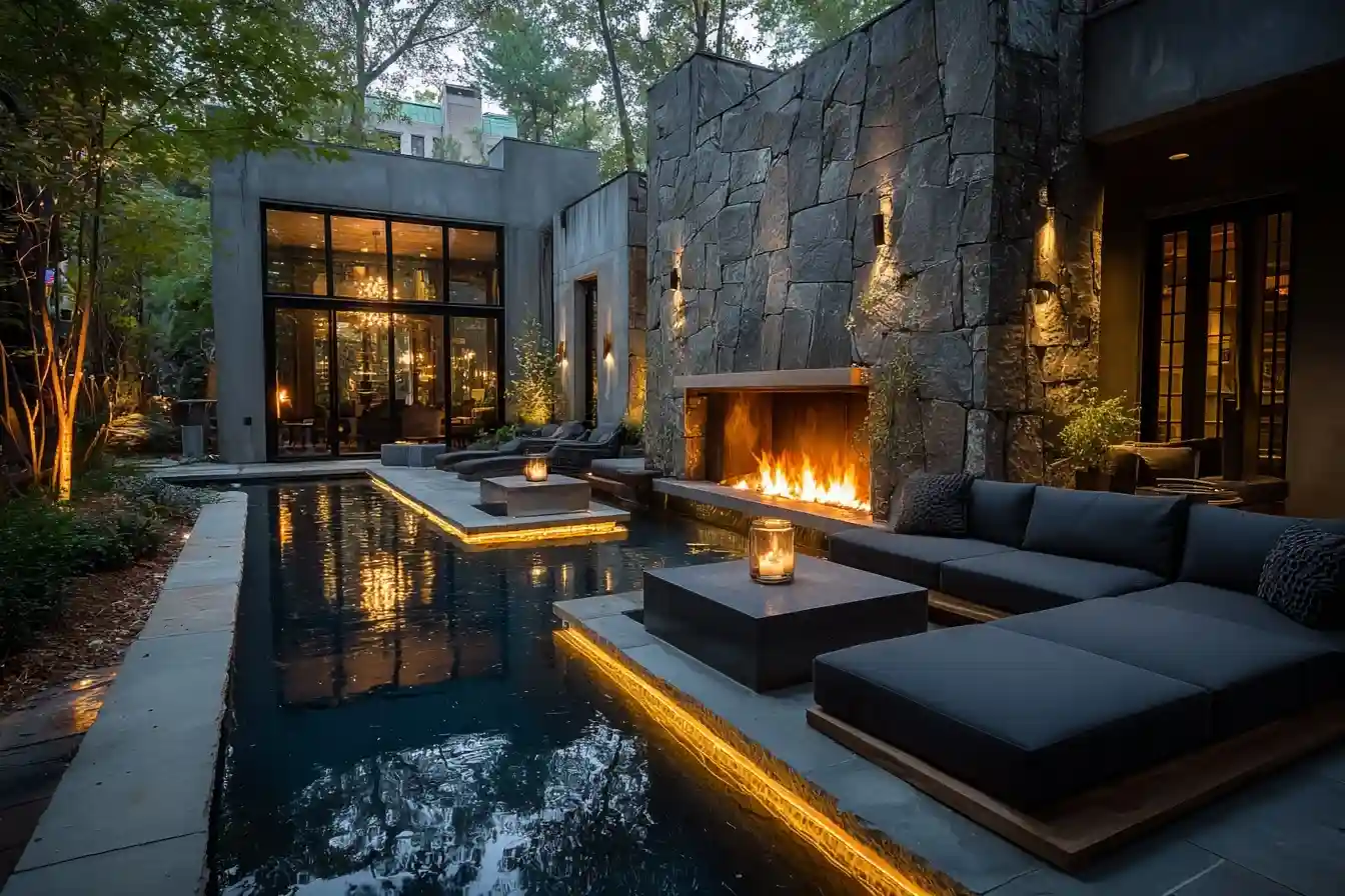 outdoor fireplace installation raleigh nc