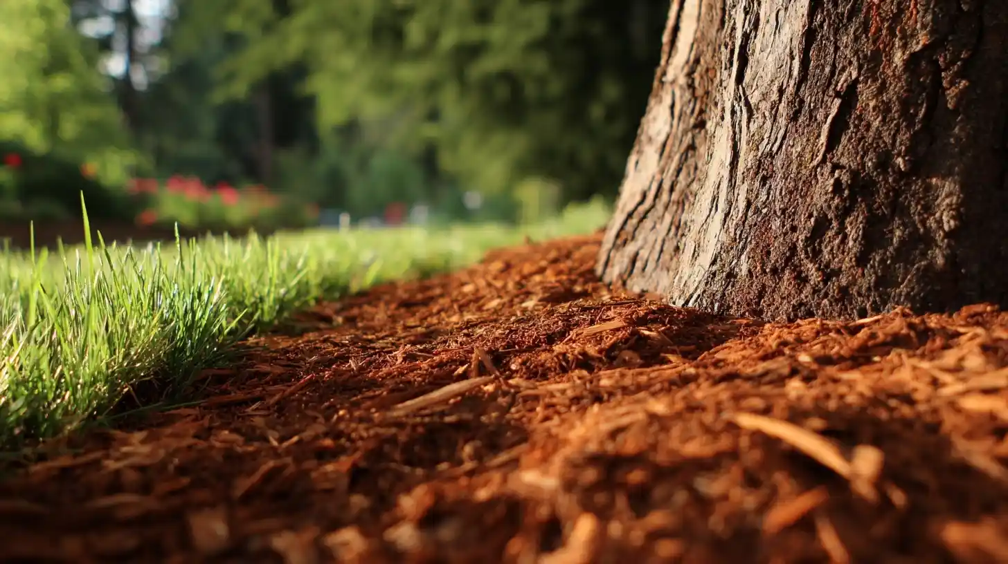 process to install mulch in raleigh