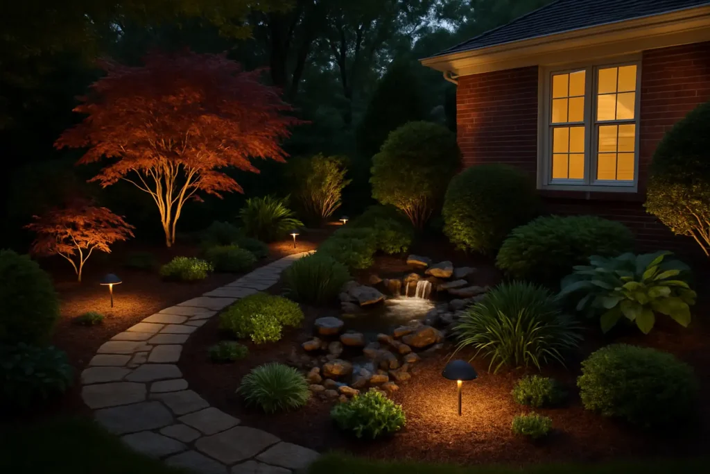 professional outdoor landscape lighting