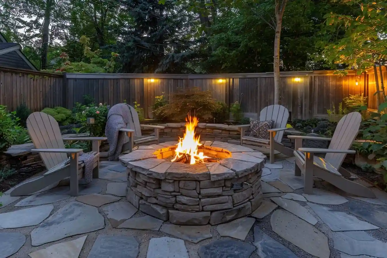 raleigh fire pit installation